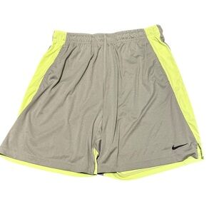 Men’s Nike Dri Fit Athletic Shorts Size XL Gray Gym  Basketball Running